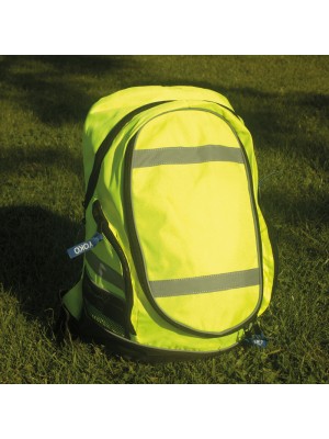 Plain rucksack Hi-vis LondoN YOKO 600D GSM